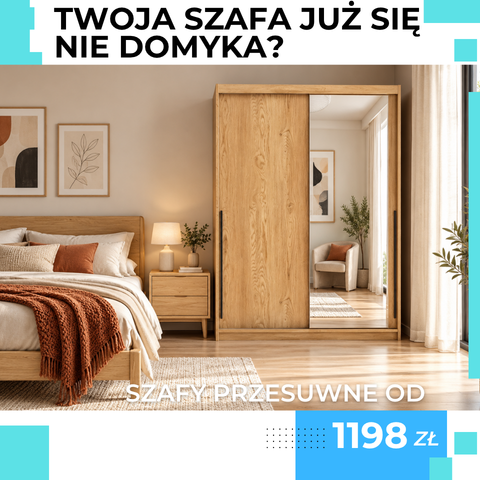 Pojemne i funkcjonalne szafy przesuwne. Pomieszczą więcej niż myślisz. Sprawdź.