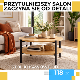 Stolik kawowy idealny na gorącą czekoladę i cynamonkę. Zobacz nasze propozycje i zamów teraz.