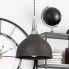 Zdjęcie industrialna metalowa lampa wisząca E447-Pokito | aosom.live