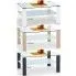 Zdjęcie Ława szklana dąb sonoma Handi | aosom.live