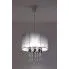 Zdjęcie biała lampa wisząca z kryształkami E513-Frowik | aosom.live