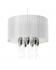 Lampa wisząca glamour E513-Frowik - biały w sklepie aosom.live