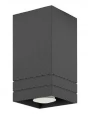 Metalowa lampa sufitowa E567-Papaver - czarna w sklepie aosom.live