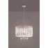 Szczegółowe zdjęcie nr 5 produktu Lampa wisząca z ekoskóry E627-Holly - biały