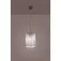 Szczegółowe zdjęcie nr 5 produktu Lampa wisząca ekoskóra E628-Holly - biały