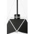 Szczegółowe zdjęcie nr 4 produktu Geometryczna lampa wisząca E629-Sefis - czarny
