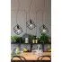 Zdjęcie loftowa lampa wisząca w kształcie bryły E666-Palmi | aosom.live
