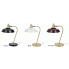 Zdjęcie retro lampa stołowa Sigurd bordowa stylowa | aosom.live