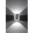 Fotografia Minimalistyczny kinkiet walec E713-Melvis - biały z kategorii Kinkiety