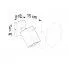 Szczegółowe zdjęcie nr 4 produktu Halogenowy kinkiet nad lustro E721-Rexi - szary