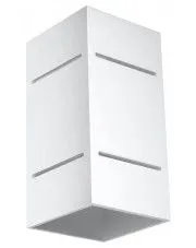 Minimalistyczny kinkiet LED E751-Milio - biały w sklepie aosom.live