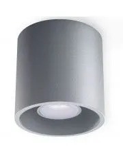 Nowoczesny plafon tuba E760-Melvis - szary w sklepie aosom.live