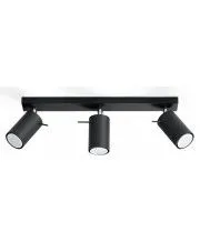 Designerski plafon halogenowy E783-Sewo - czarny w sklepie aosom.live