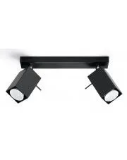Minimalistyczny plafon LED E787-Rexi - czarny w sklepie aosom.live