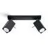 Minimalistyczny plafon LED E787-Rexi - czarny