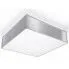 Minimalistyczny kwadratowy plafon E796-Retos - szary