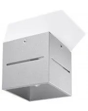 Designerski plafon sześcian E798-Prima - szary w sklepie aosom.live