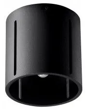Okrągły plafon tuba LED E803-Kalano - czarny w sklepie aosom.live