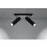Zdjęcie czarny plafon z reflektorami LED E813-Beton | aosom.live