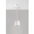Zdjęcie biała loftowa lampa wisząca walec E815-Melvis | aosom.live
