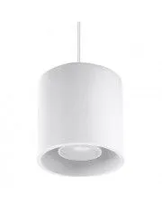 Minimalistyczna lampa wisząca E815-Melvis - biały w sklepie aosom.live