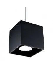 Kwadratowa lampa wisząca E816-Lenobri - czarny w sklepie aosom.live