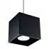 Kwadratowa lampa wisząca E816-Lenobri - czarny