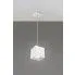 Zdjęcie minimalistyczna lampa wisząca kostka E816-Lenobri - biały | aosom.live