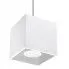 Minimalistyczna lampa wisząca kostka E816-Lenobri - biały