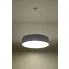 Zdjęcie szara minimalistyczna lampa wisząca E818-Vati | aosom.live