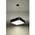 Zdjęcie czarna kwadratowa lampa wisząca E819-Retos | aosom.live