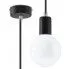 Zdjęcie produktu Loftowa lampa wisząca E825-Losako - czarny.