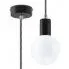 Zdjęcie produktu Industrialna lampa wisząca E825-Losako - czarny/biały.