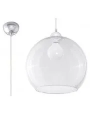 Loftowa lampa wisząca kula E830-Romulus - transparentny w sklepie aosom.live
