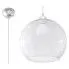 Loftowa lampa wisząca kula E830-Romulus - transparentny