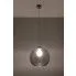 Zdjęcie grafitowa lampa wisząca szklana kula E830-Romulus | aosom.live