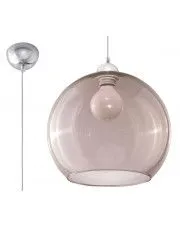 Szklana lampa wisząca LED E830-Romulus - grafit w sklepie aosom.live