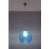 Zdjęcie niebieska regulowana lampa wisząca kula E830-Romulus | aosom.live
