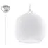 Okrągła szklana lampa wisząca LED E830-Romulus - biały