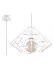 Loftowa lampa wisząca E841-Lindello - biały w sklepie aosom.live