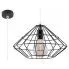 Designerska lampa wisząca E841-Lindello - czarny