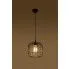 Zdjęcie czarna loftowa lampa wisząca LED E842-Hexon | aosom.live