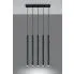 Szczegółowe zdjęcie nr 4 produktu Designerska lampa wisząca E854-Amot - czarny