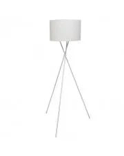 Biała lampa podłogowa z abażurem - EX02-Raxela w sklepie aosom.live