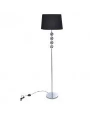 Czarna stojąca lampa podłogowa w stylu glamour - EX03-Szerri w sklepie aosom.live