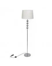 Biała lampa stojąca do czytania z abażurem - EX03-Szerri w sklepie aosom.live