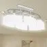 Szczegółowe zdjęcie nr 4 produktu Elegancka lampa sufitowa do sypialni - E980-Gary