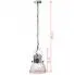 Szczegółowe zdjęcie nr 9 produktu Białe loftowe lampy wiszące z regulacją 2 sztuki - E984-Agito
