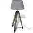 Zdjęcie szara drewniana lampa podłogowa loft EX04-Awol | aosom.live