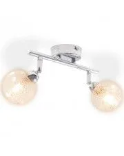 Chromowana lampa sufitowa z obracanymi kloszami - EX18-Goździk w sklepie aosom.live
